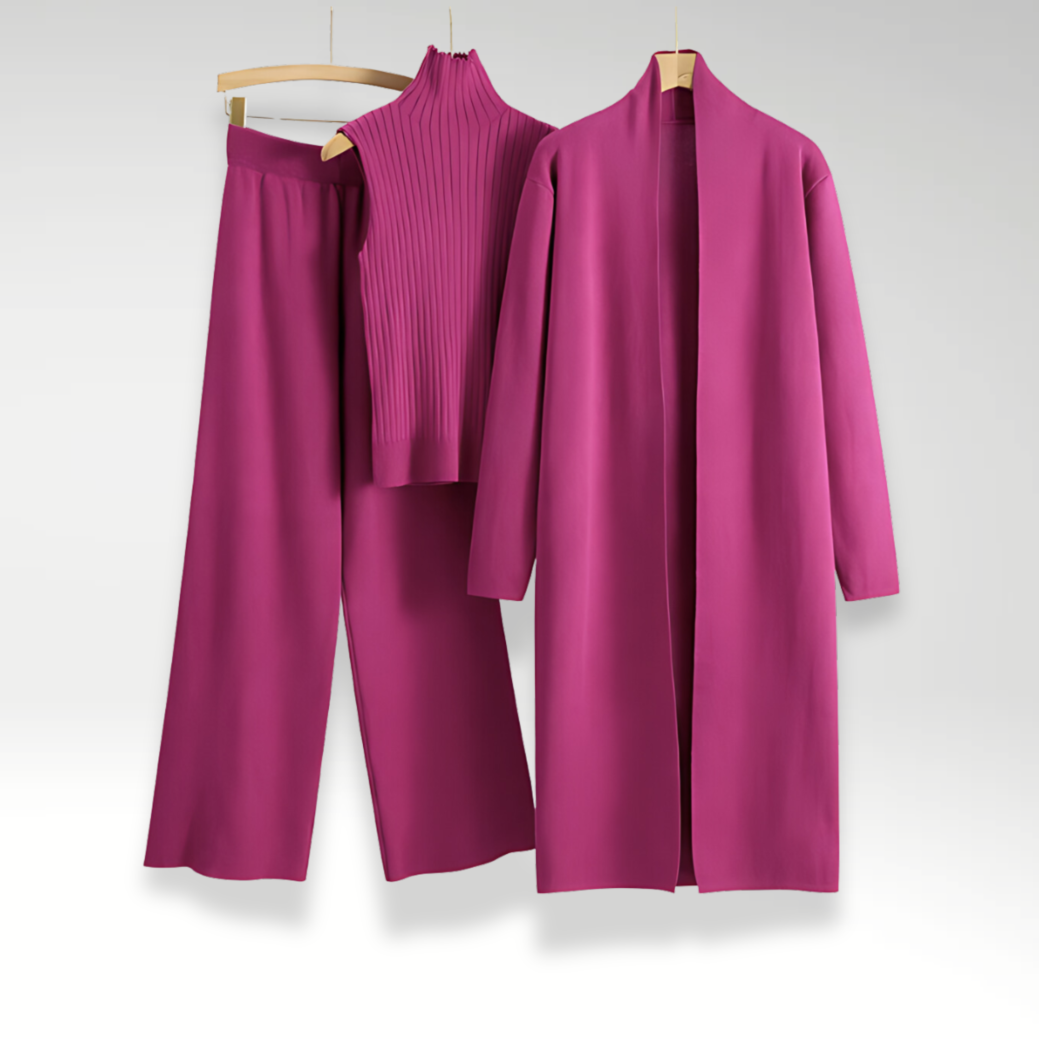 Reveré™ | Ensemble trois pièces en maille Luxe