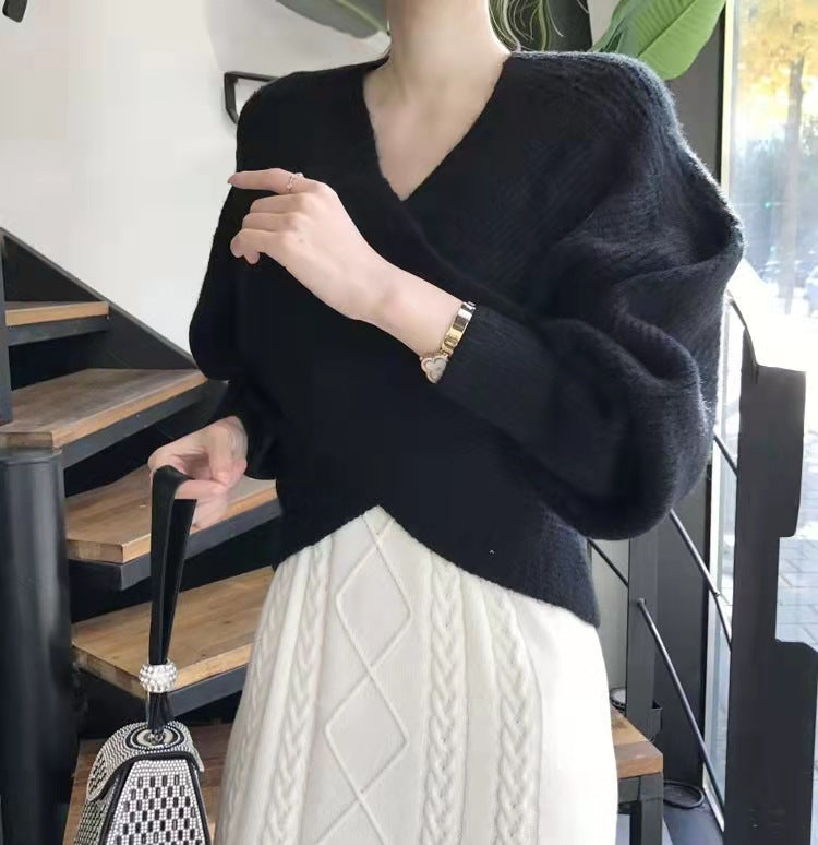 Adoré™ | Pull en tricot croisé chic