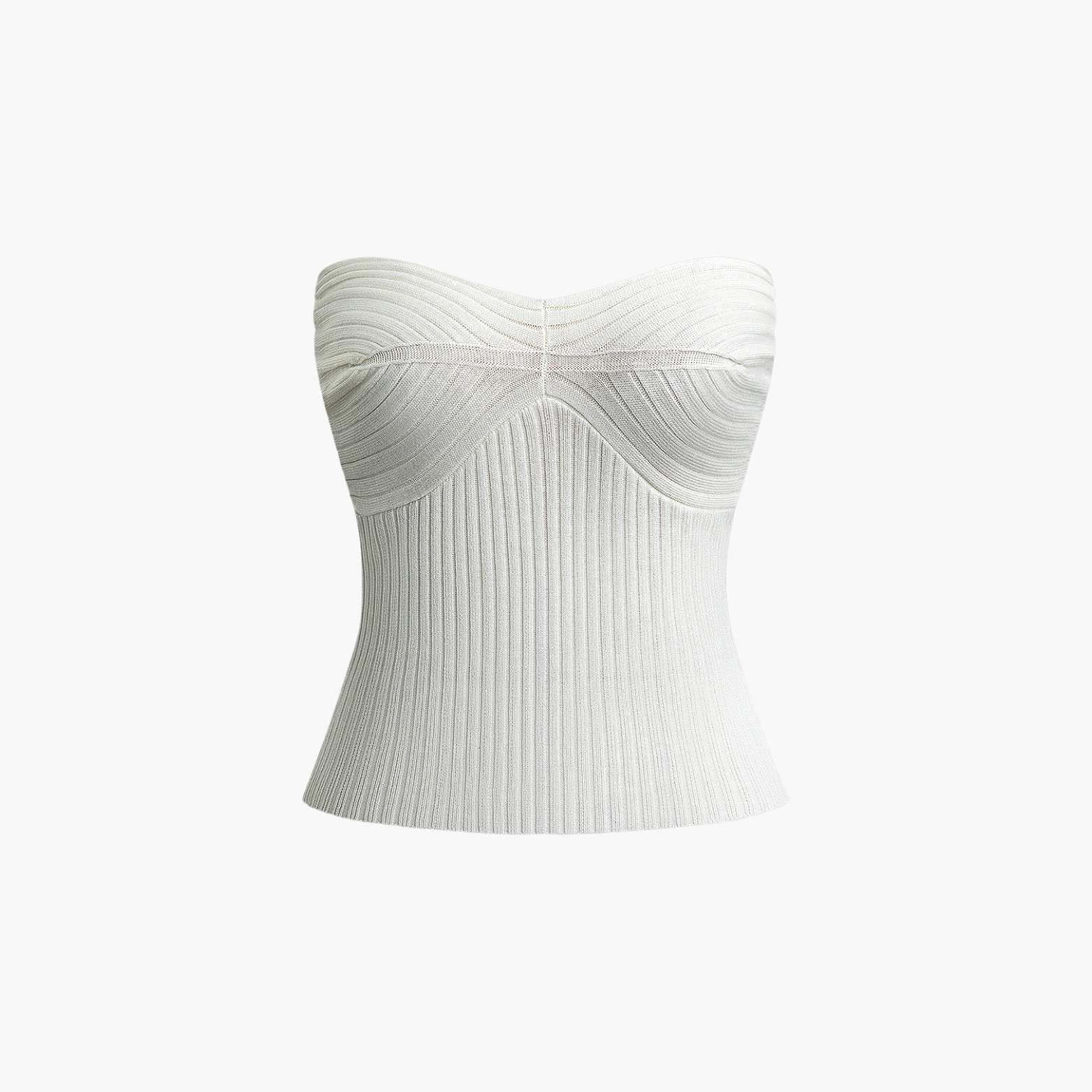Reveré™  | Bustier Côtelé Sans Bretelles