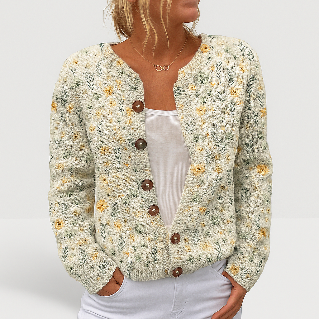 Alina - Cardigan Floral Chic