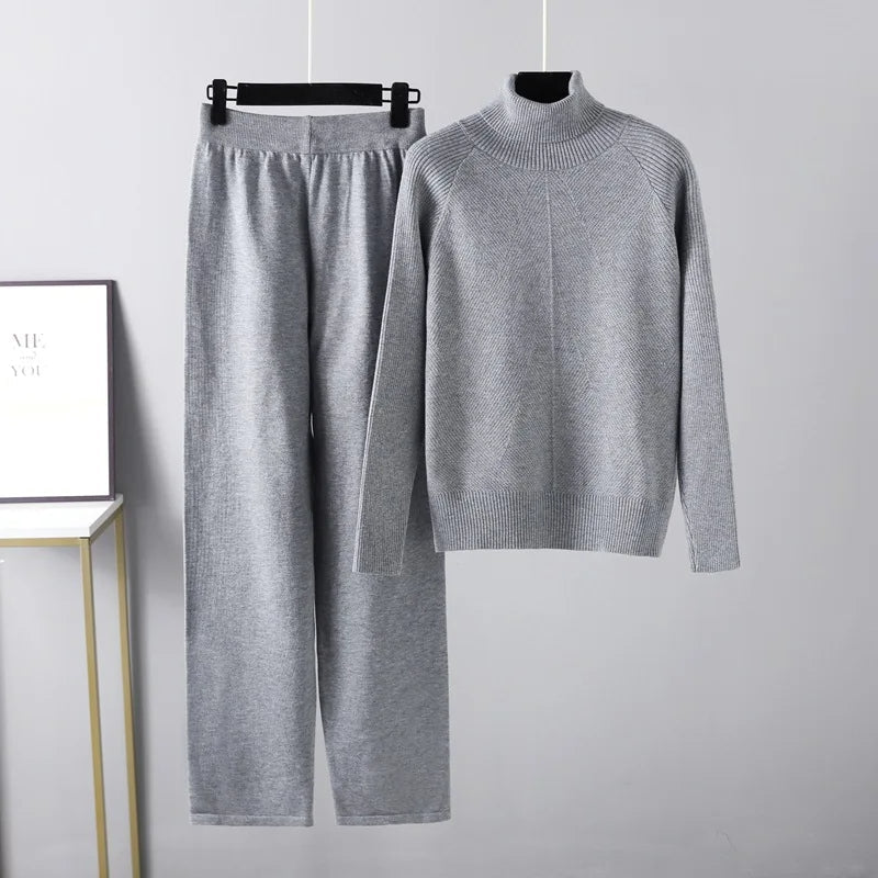 Reveré™  | Ensemble deux pièces Lounge en tricot torsadé